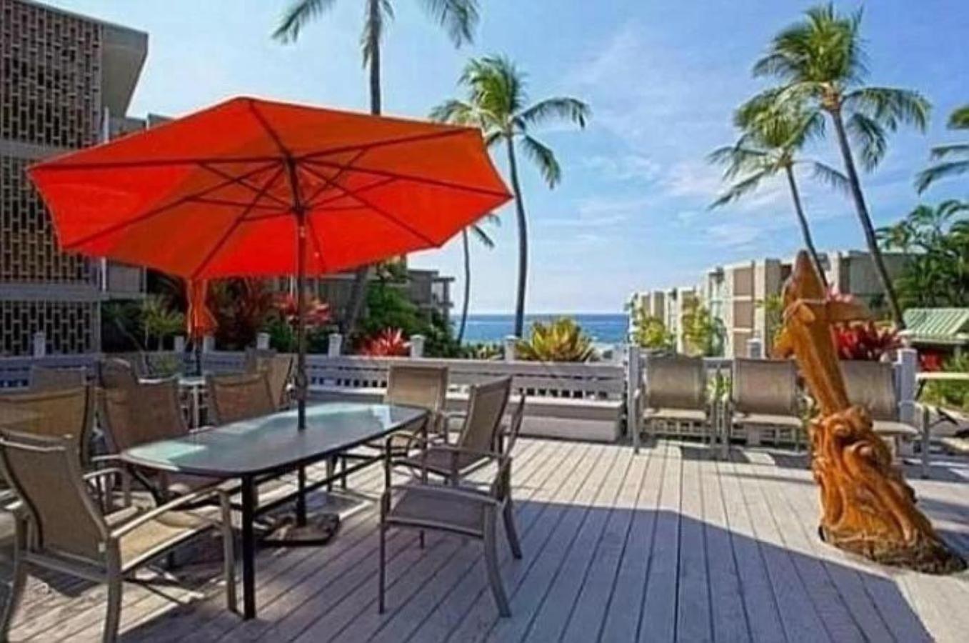 Enjoy The Sunset At Ocean Front 1Br Apartment - Pool On Site! Kailua-Kona Exterior photo